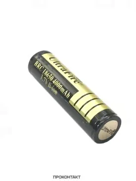 Аккумулятор универсальный,батарейка BRC UltraFire 18650 - 400MAH, 3.7V Li-ion